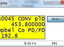 Main control screen duplicates LCD on radio scanner.