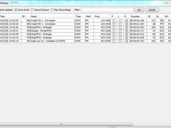 Scanner captures are logged and the audio is recorded.