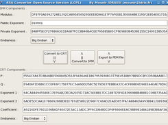 RsaConverter under Linux