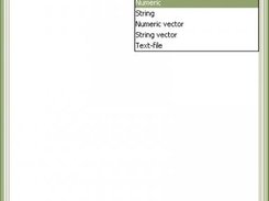Different data types are supported as input