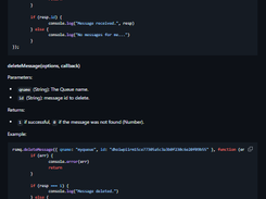 RSMQ Screenshot 1