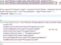 jsf code