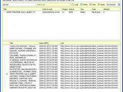 User Interface with data displayed - Initial Release