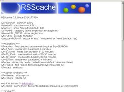 RSScache with default configuration