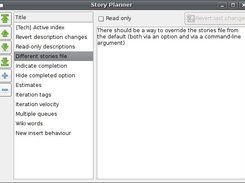 A shot of the main planning window of the application