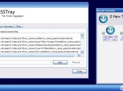 Recent Window and Configuration Window