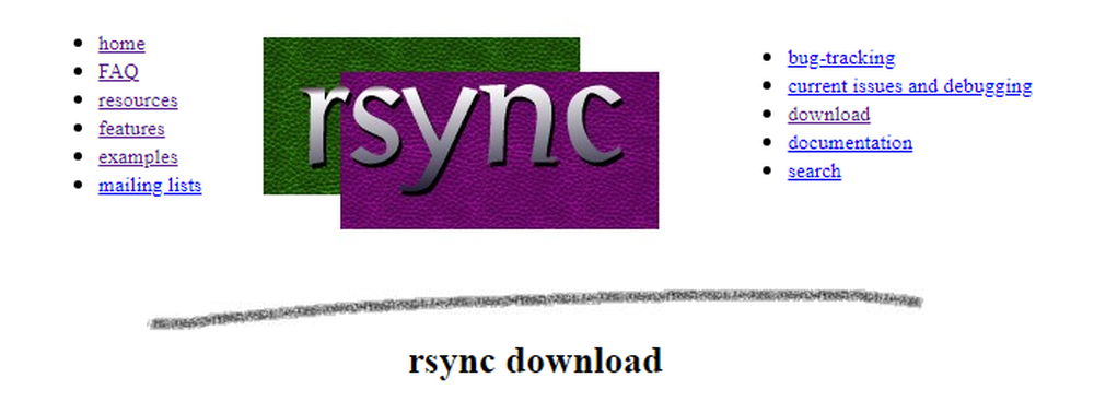 rsync Screenshot 1