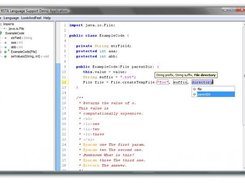 AutoComplete library - Method parameter assistance