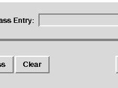 Initial Login screen