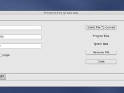 RTVtools pyGUI on Fedora core 2