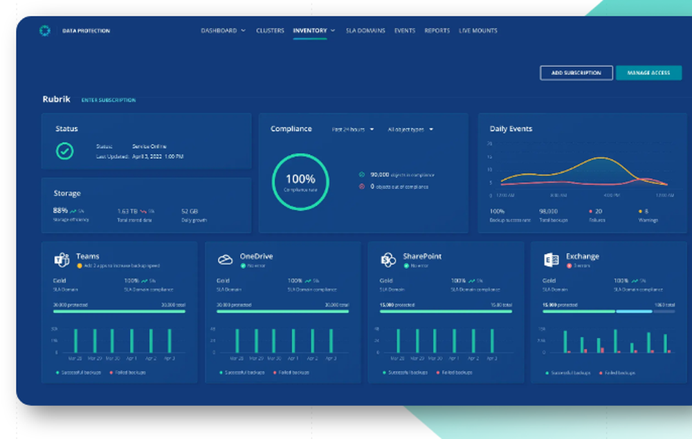 Rubrik Screenshot 1