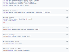 RubyLLM Screenshot 1