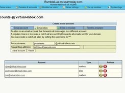 Modifying email accounts on rumble v/0.44.2960