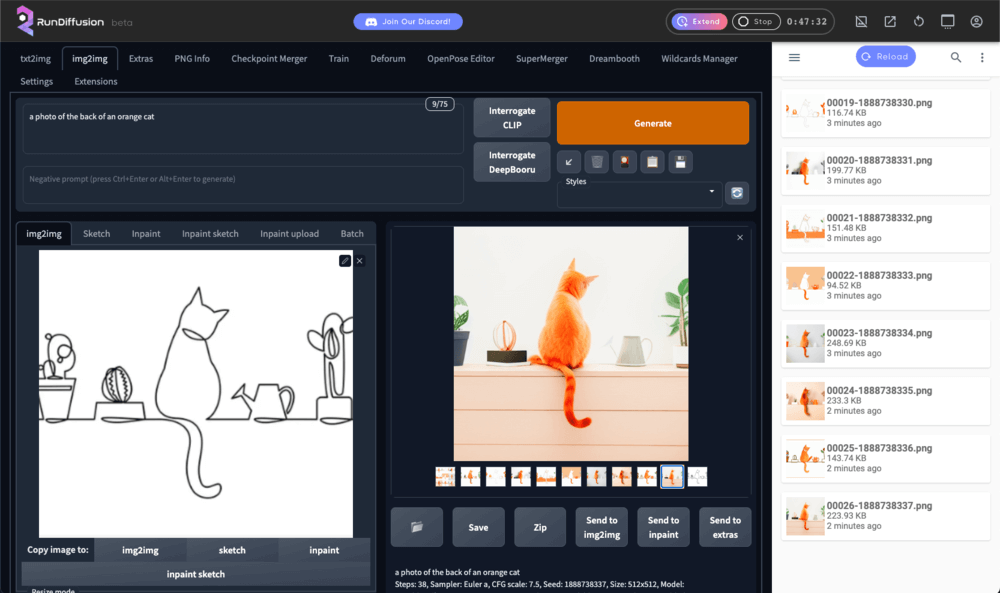 RunDiffusion Screenshot 1