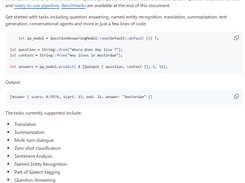 rust-bert Screenshot 1