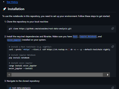 Rust Data Analysis Screenshot 1
