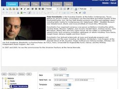 Web page content editing