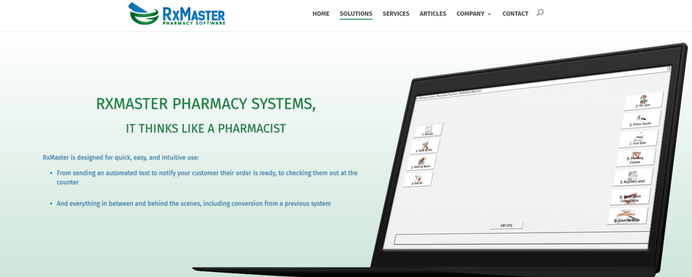 RxMaster Pharmacy System Screenshot 1