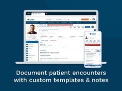 RXNT's EHR – Charting: Document patient encounters with customer templates, notes, and AI on desktop and mobile