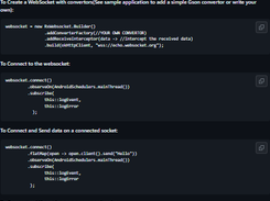 rxWebSocket Screenshot 1