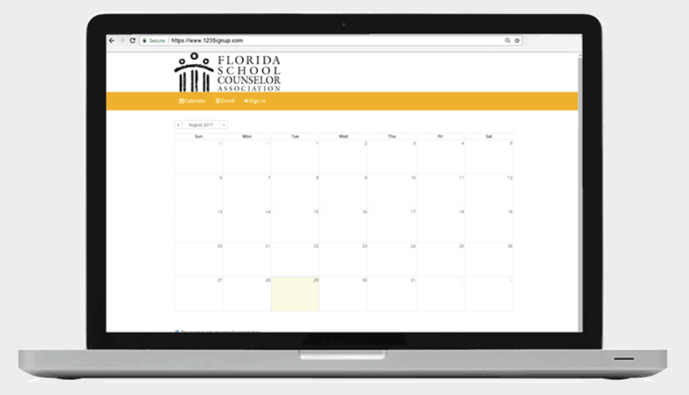 123SignUp-EventCalendar
