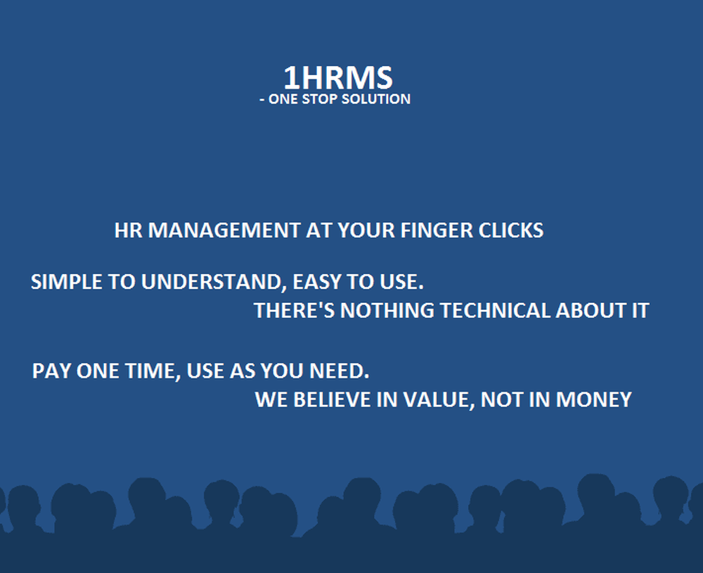1HRMS Screenshot 1