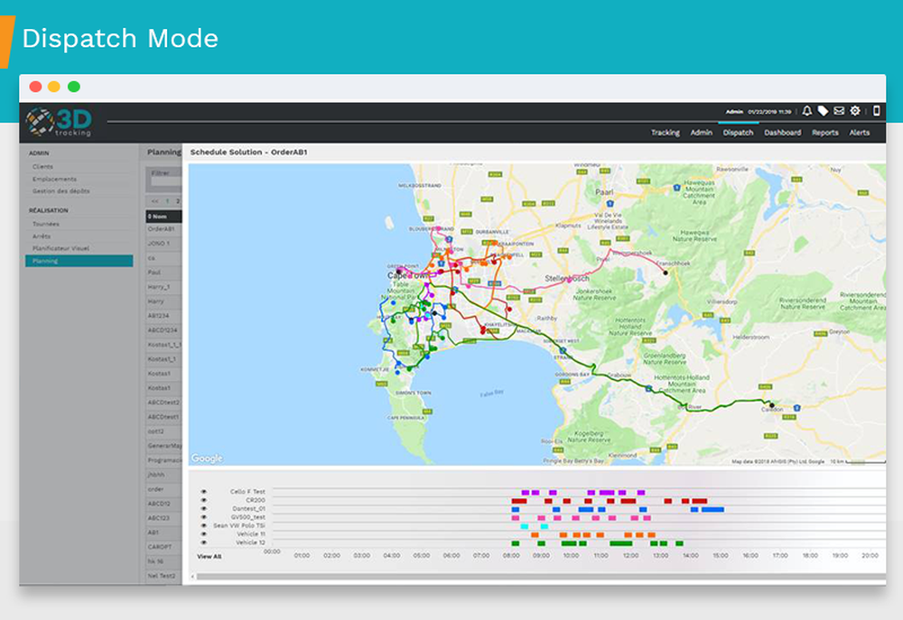 Dispatch functionality