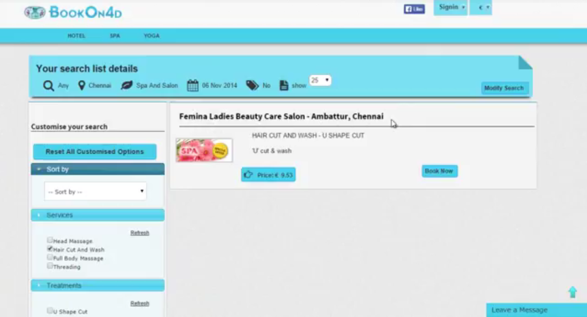 Pxier Salon And Spa Vs Spa Salon Manager Vs Mspa Vs 4d Spa And Salon Booking Comparison
