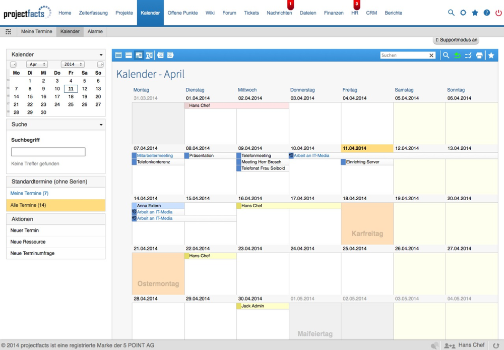 5 POINT AG-Calendar