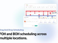 FOH and BOH scheduling across multiple locations 