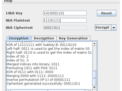 S-DES Crypto App Screenshot 1