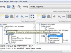 S-Match GUI with classifications and a mapping