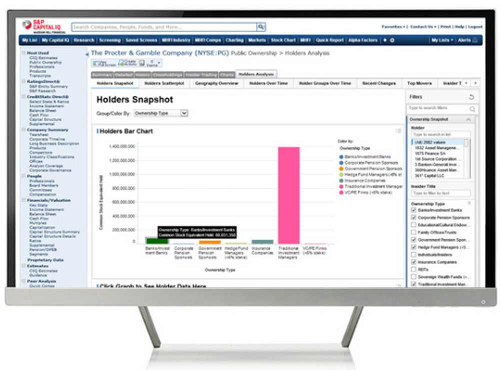 S&P Capital IQ Desktop Screenshot 1