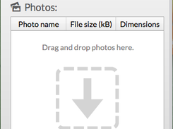 Before adding photos.