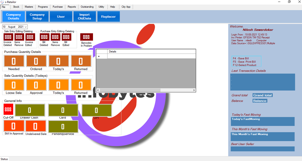Some Key Points of Billing  Software -GST Billing Software as Per Your Business GST Billing software that includes all billing processes for both retailers and distributors at one place.   Stock Verification Any Time  Barcode Dependent/Independent