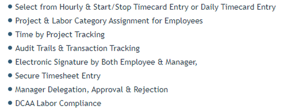 S2 e-Timesheet Screenshot 1