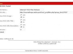 Module: Admin RSS Newsfeed