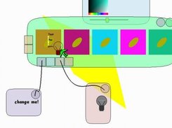 The vectorial user interface allows to connect components