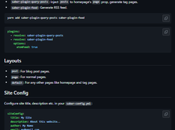 saber-theme-minima Screenshot 1