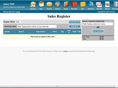 SaberPHP POS Screenshot 1