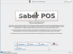 Main login screen