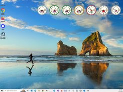 SAC - Simple Analog Clock - horizontal layout