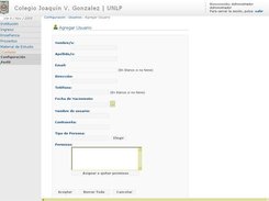 Mdulo Configuracin - Alta de Usuarios