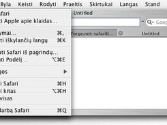 Safari lietuvikai, menu