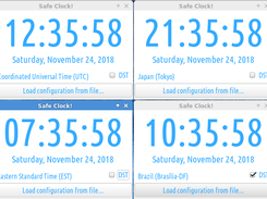Multiple clocks running simultaneously