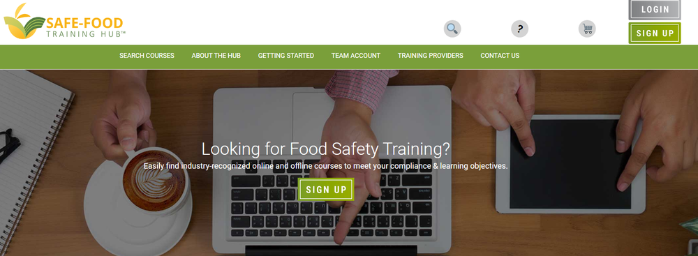 Safe Food Training Hub Screenshot 1