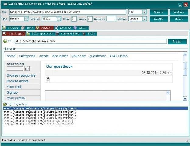 Safe3 Sql Injector Download Sourceforge Net