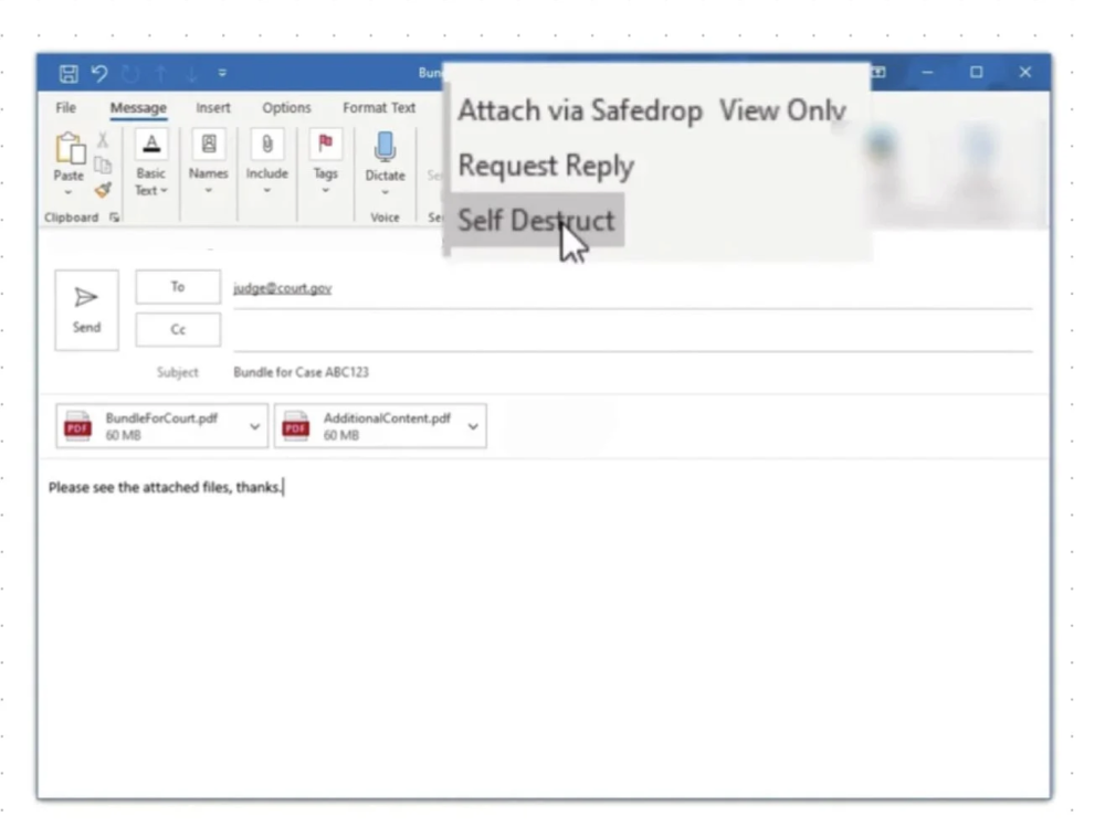 safedrop Screenshot 1