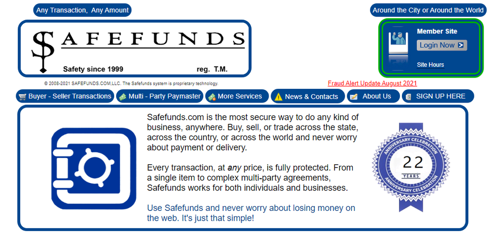 Safefunds Screenshot 1