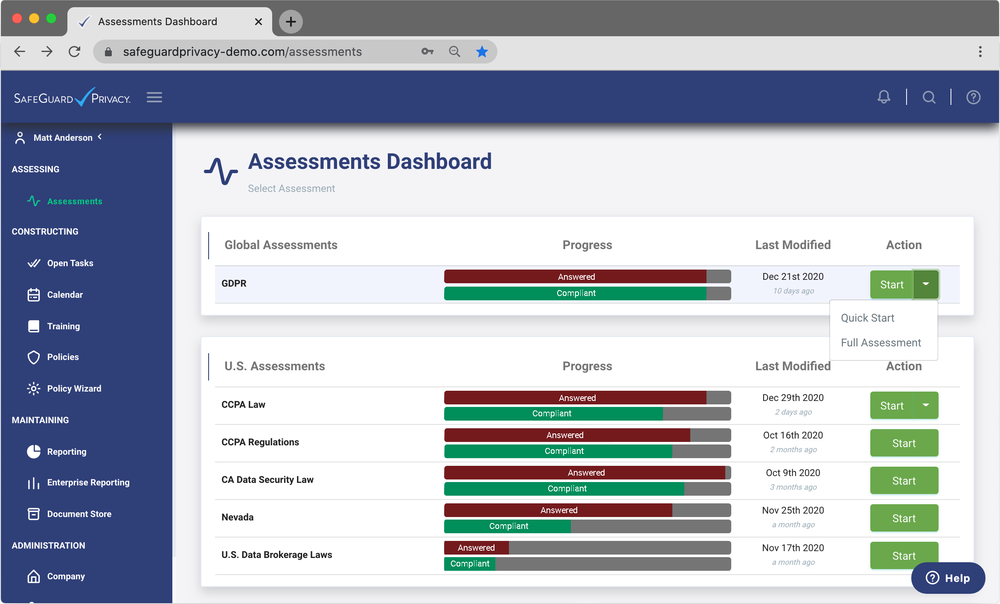 SafeGuard Privacy Screenshot 1